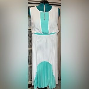 Item# 205. ASHLEY STEWART Pleated Maxi Dress, 18/20